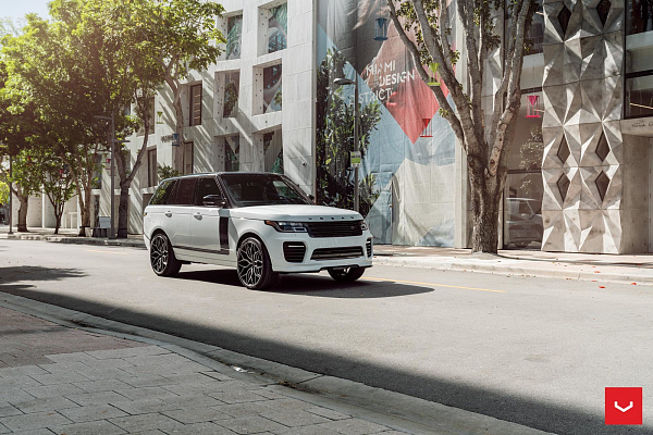 Фото дисков Vossen HF-2 Алмазная проточка на Range Rover IV