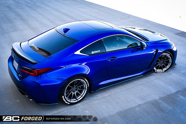 Фото дисков BC Forged HCA162 Матовый графит на Lexus RC