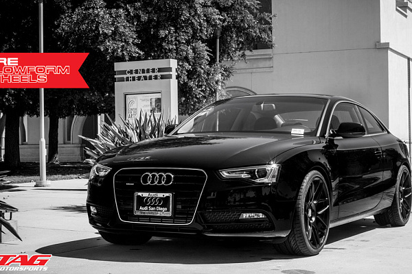 Фото дисков HRE FF01 Черный сатин на Audi A/S/RS 5 (8T)