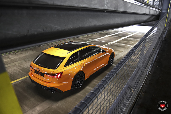 Фото дисков Vossen EVO-4R Глянцевый графит на Audi A/RS 6 (C8)