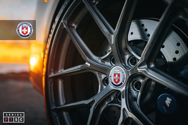 Фото дисков HRE P101SC Глянцевый темный лак на BMW 3/M3 (F3x/F80)