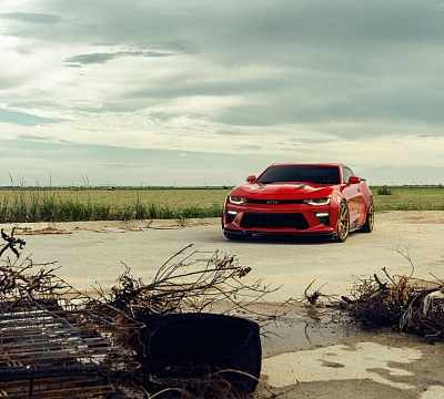 Фото дисков Vossen HF-5 на Chevrolet Camaro VI
