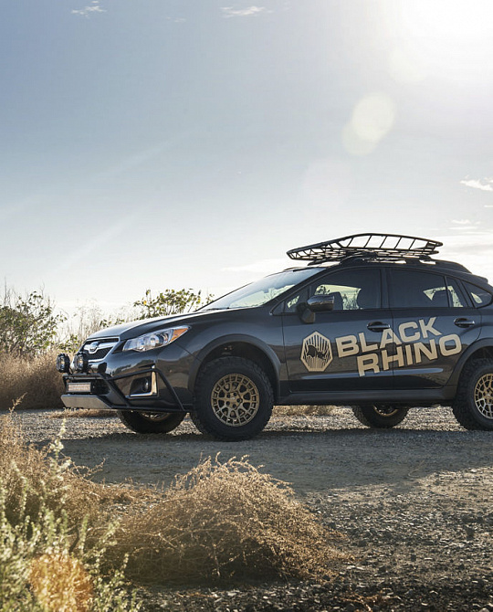 Фото дисков BOXER Сатиновое золото на Subaru XV GT