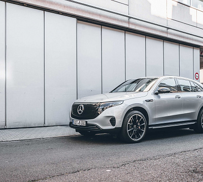 Фото дисков BRABUS Monoblock Z (Platinum Edition) на Mercedes-Benz EQC