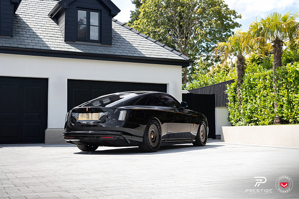Фото дисков NOVITEC SP3 Черный глянец на Rolls-Royce Spectre
