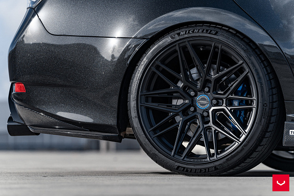 Фото дисков Vossen HF-7 Черный сатин на Lexus GS IV