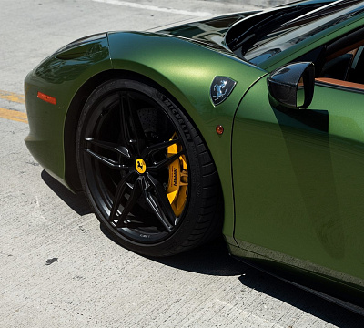 Фото дисков Anrky AN17 на Ferrari 458