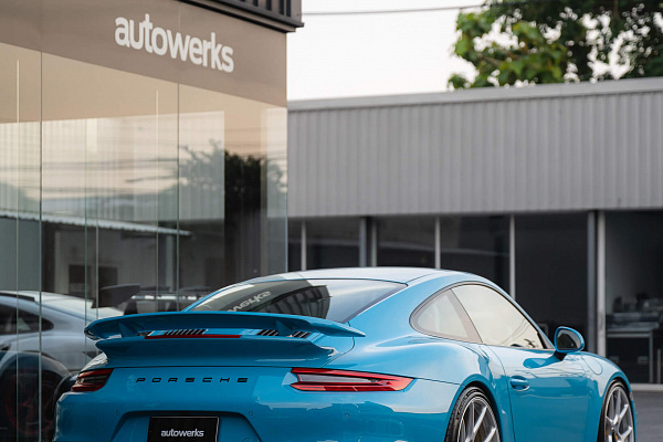 Фото дисков HRE 521M Сатиновый лак на Porsche 911 VII