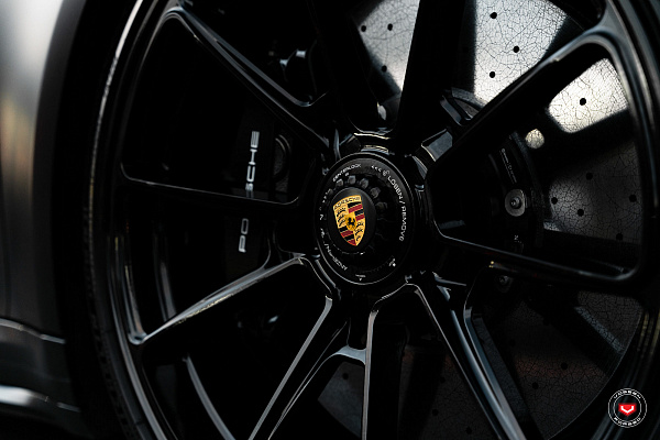 Фото дисков Vossen RS92 Черный глянец на Porsche 911 VIII