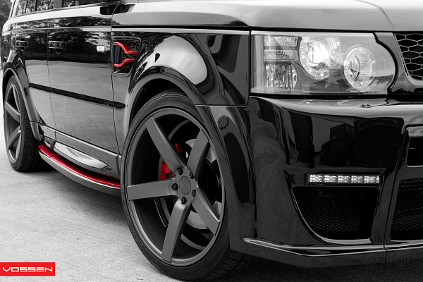 Фото дисков Vossen CV3 Сатиновый графит на Range Rover Sport I
