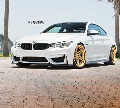 Фото дисков Strasse Wheels SV2T Deep Concave FS на BMW 4/M4 (F32/F82)