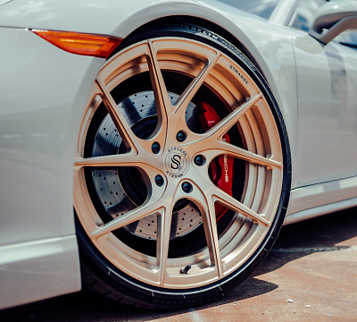 Фото дисков Strasse Wheels SM5RT Deep Concave Duoblock на Porsche 911 VII