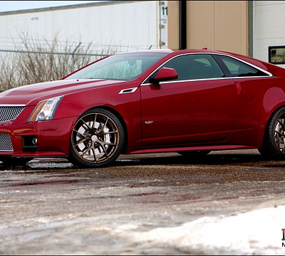 Фото дисков HRE P101 на Cadillac CTS II