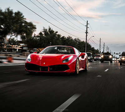Фото дисков Brixton Forged CM6-R на Ferrari 488