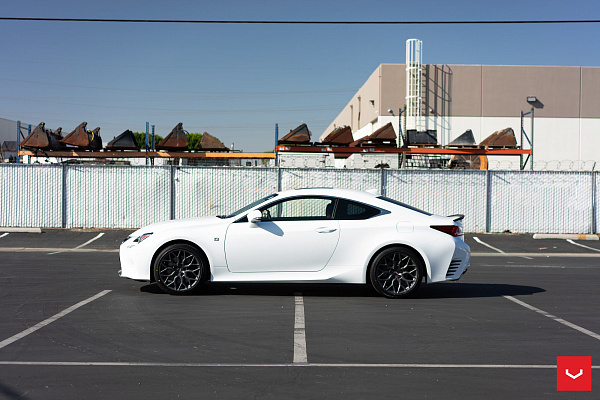 Фото дисков Vossen HF-2 Сатиновый графит на Lexus RC