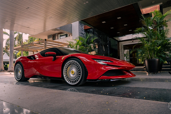 Фото дисков Vossen S21-11T Глянцевый лак на Ferrari SF90