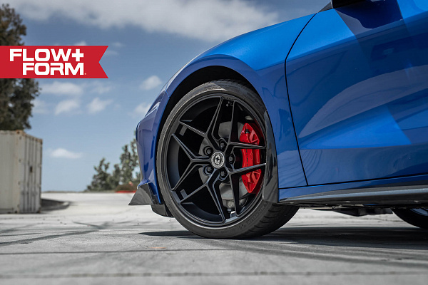 Фото дисков HRE FF11 Черный сатин на Chevrolet Corvette C8