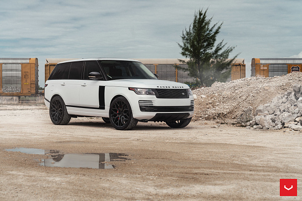Фото дисков Vossen HF-2 Черный сатин на Land Rover Range Rover IV
