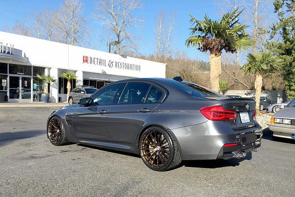 Фото дисков HRE P103 Глянцевая бронза на BMW 3/M3 (F3x/F80)