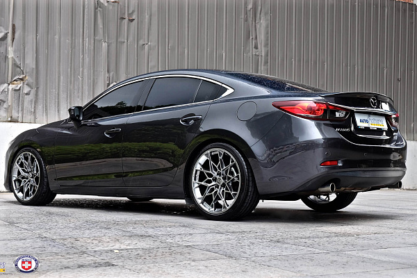 Фото дисков HRE FF11 Серебро на Mazda 6 III (GJ)