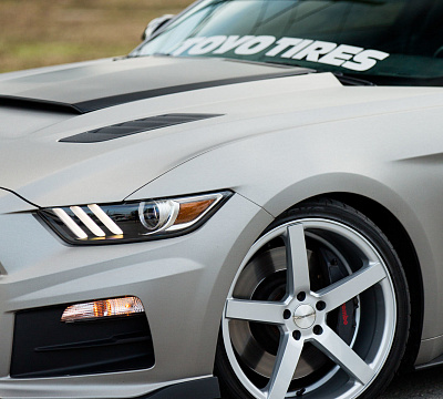 Фото дисков Vossen CV3 на Ford Mustang VI