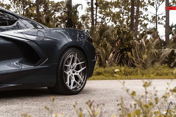Фото дисков Anrky S3-X4 Сатиновый лак на Chevrolet Corvette C8