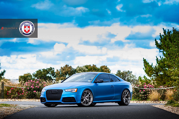 Фото дисков HRE S101 Глянцевый тонированный лак на Audi A/S/RS 5 (8T)