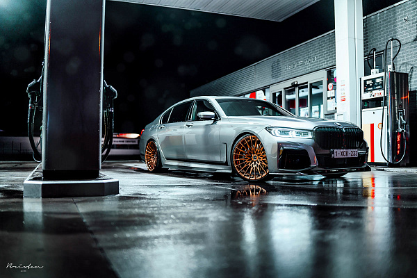 Фото дисков Brixton Forged HS1 Сатиновая медь на BMW 7 (G11/G12)