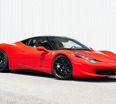 Фото дисков Brixton Forged TR08 на Ferrari 458