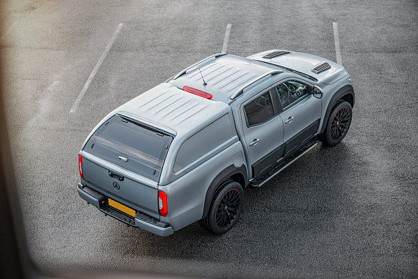 Фото дисков Kahn Kahn RS Черный сатин на Mercedes-Benz X-Class