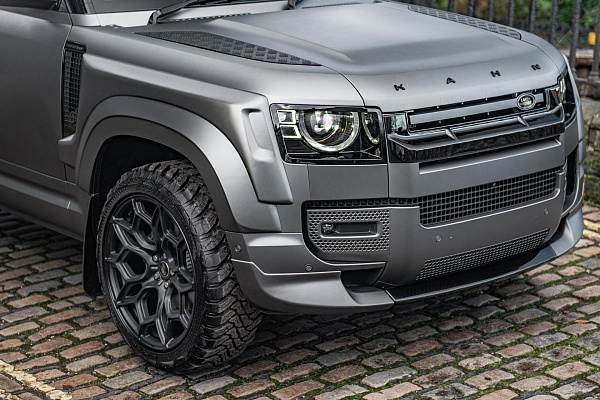 Фото дисков Kahn Type 57 RS Сатиновый графит на Land Rover Defender II