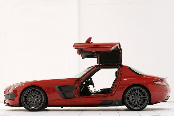 Фото дисков BRABUS Monoblock F (Platinum Edition) Матовый графит на Mercedes-Benz SLS AMG