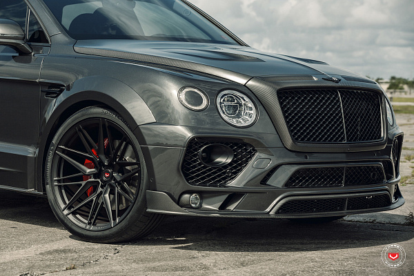 Фото дисков Vossen EVO-5 Черный сатин на Bentley Bentayga