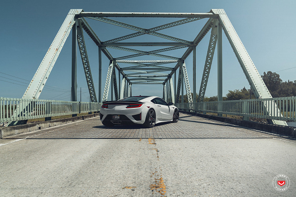 Фото дисков Vossen EVO-1R Глянцевый темный лак на Acura NSX II
