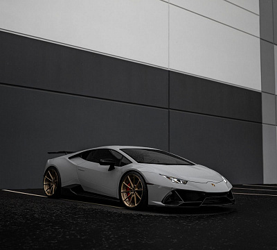 Фото дисков Anrky AN28 на Lamborghini Huracan