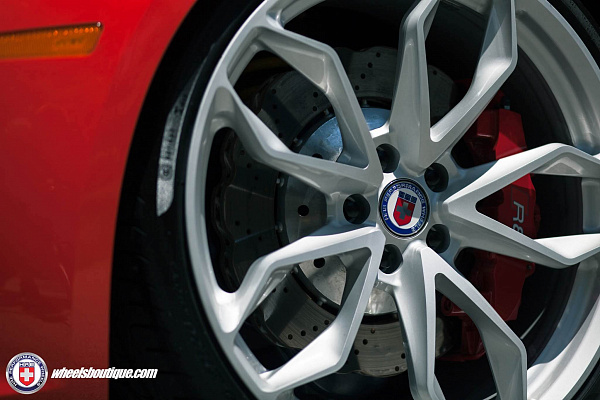 Фото дисков HRE P201 Серебро на Audi R8 (4S)