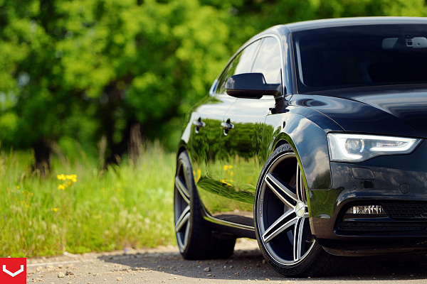 Фото дисков Vossen CV5 Алмазная проточка на Audi A/S/RS 5 (8T)