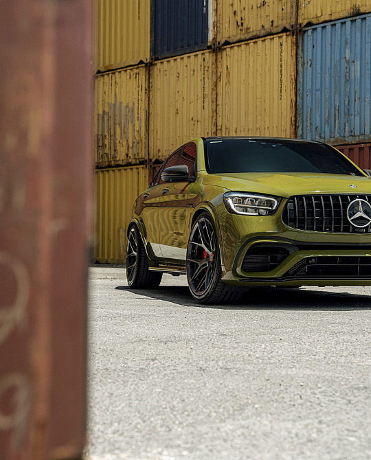 Фото дисков HF-5 Черный глянец на Mercedes-Benz GLC (X253, C253)