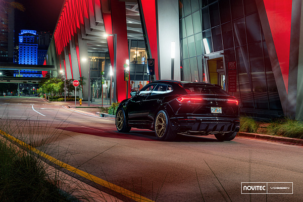 Фото дисков NOVITEC NL4 Сатиновая бронза на Lamborghini Urus