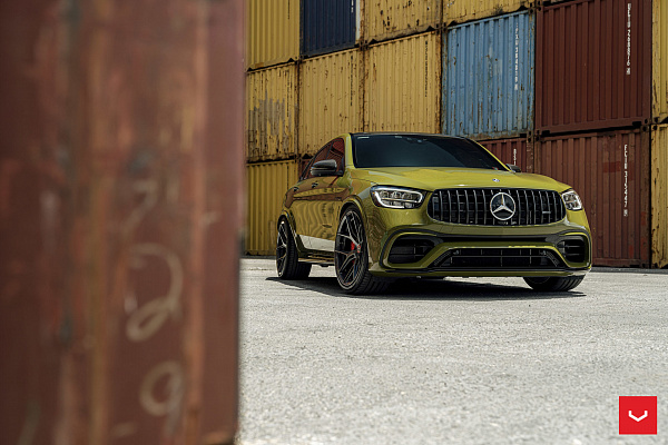 Фото дисков Vossen HF-5 Черный глянец на Mercedes-Benz GLC (X253, C253)
