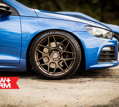Фото дисков HRE FF01 на Volkswagen Scirocco III