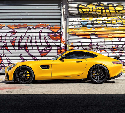 Фото дисков Vossen HF-3 на Mercedes-Benz AMG GT I