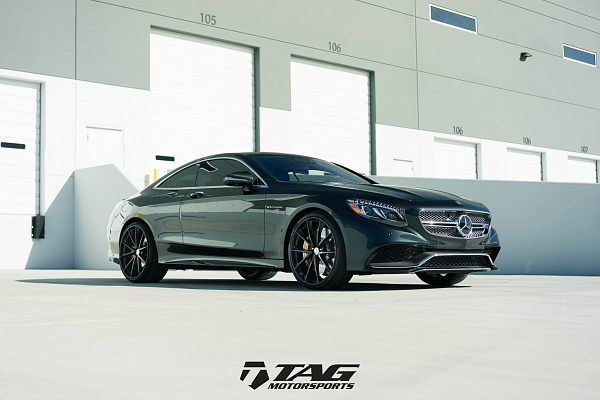 Фото дисков HRE P204 Черный сатин на Mercedes-Benz S-Class (W222, C217)