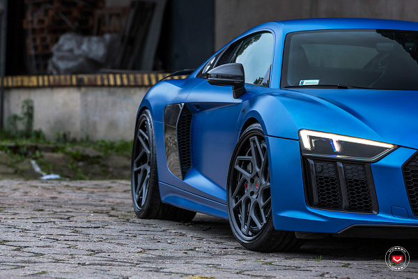 Фото дисков Vossen CG-209T (3-Piece) Сатиновый графит на Audi R8 (4S)