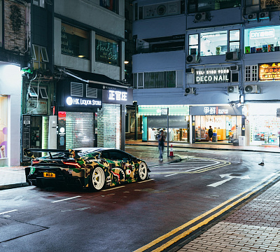Фото дисков Brixton Forged TR05 AERO1 на Lamborghini Huracan