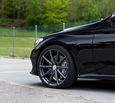Фото дисков Vossen VFS-10 на Mercedes-Benz C-Class (W205)