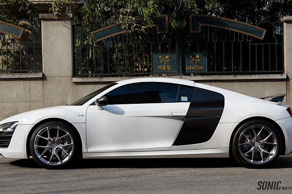 Фото дисков HRE P101 Глянцевый тонированный лак на Audi R8 (Typ 42)