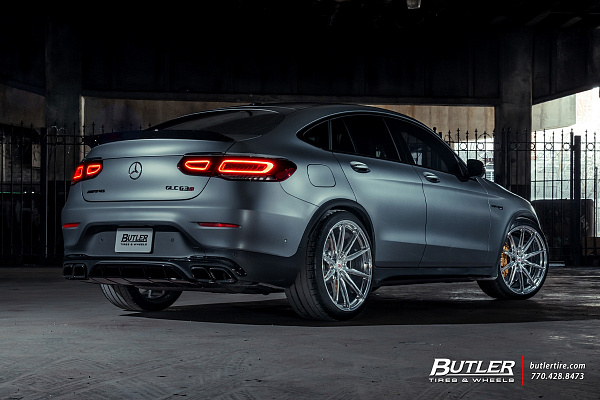 Фото дисков HRE P104SC Полированный лак на Mercedes-Benz GLC (X253, C253)