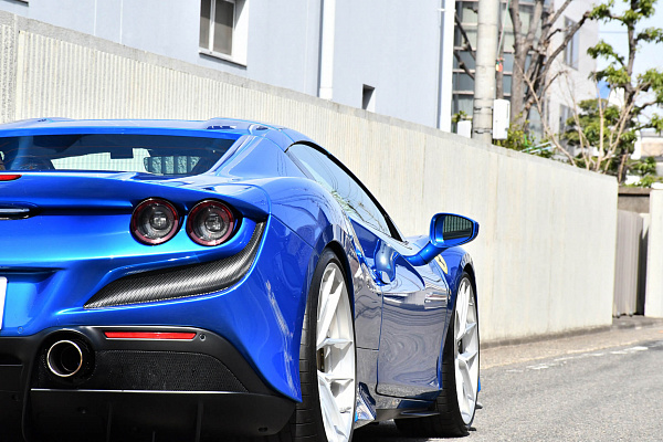 Фото дисков HRE S101SC Сатиновый лак на Ferrari F8