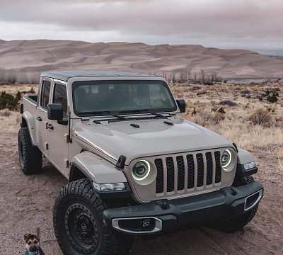 Фото дисков Black Rhino ABRAMS на Jeep Gladiator II (JT)